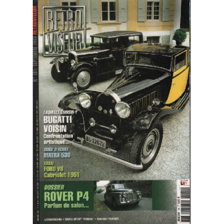 Revue rétroviseur n° 181 : dossier Rover P4 , Bugatti Voisin ,...