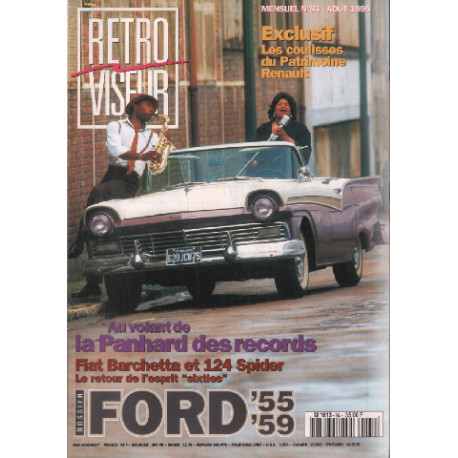 Revue rétroviseur n° 84 : dossier ford 55-59 , fiat barchetta et...