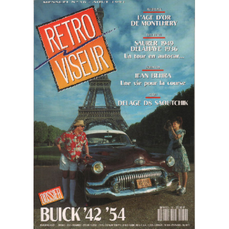 Revue rétroviseur n° 36 : dossier buick 42-54 , saurer 1949 et...