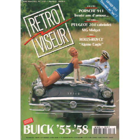 Revue rétroviseur n° 72 : dossier buick 55-58 , porsche 911-30 ans...