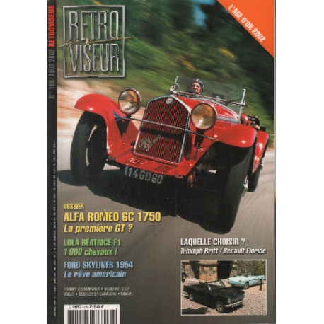 Revue rétroviseur n° 168 : alfa roméo 6C 1750