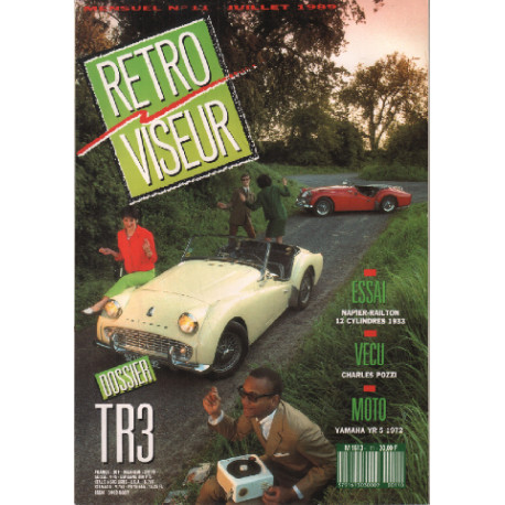 Revue rétroviseur n° 11 : dossier TR3 , napier-railton V12 1933 ,...