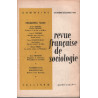 Revue francaise de sociologie n° 4 / problèmes noirs