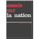 Essais sur la nation