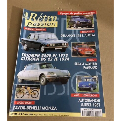 Retro passion n° 128 : TRIUMP 2500 pl 1972: ds 23 IE 1974