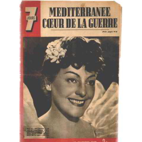 Revue 7 jours / 22 novembre 1942 / photo de couverture gaby morlay