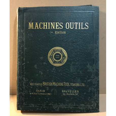 Machines outils / 1ère edition