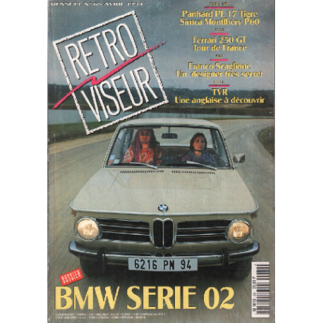 Revue rétroviseur n° 68 , dossier BMW Série 2 , Panhard PL 17...