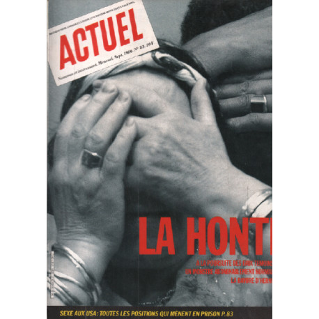 Revue actuel n° 83 nouvelle serie/ la honte