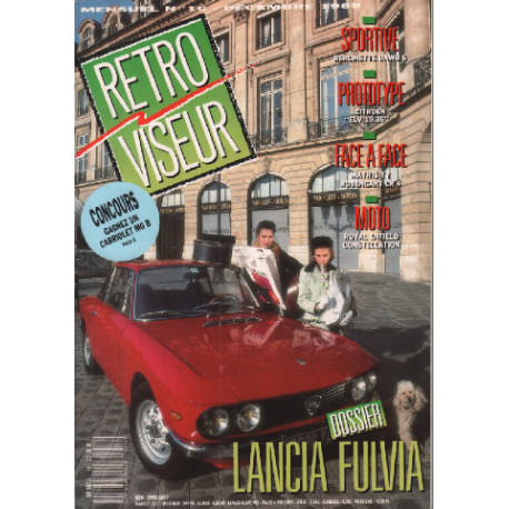 Revue rétroviseur n° 16 , dossier lancia fulvia , berlinette dawb...