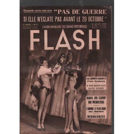 Flash l'hebdomadaire du grand reportage / 1ere année n° 31