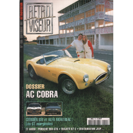 Revue rétroviseur n° 109 : dossier AC Cobra , Citroen SM et Alfa...