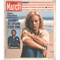 Paris match n° 1407 / 15 mai 1976 / johnny et sylvie c'est fini