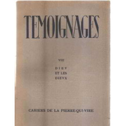 Revue Temoignages N° VIII / Dieu Et Les Dieux