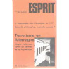 Revue esprit/ decembre 1977/ terrorisme en allemagne