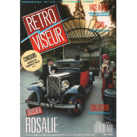 Revue rétroviseur n° 14 , dossier rosalie , chevrolet corvette et...