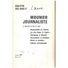 Bulletin des amis d'emmanuel Mounier n° 29 / mounier journaliste