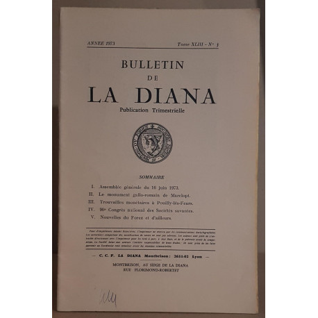 Bulletin de la Diana - Tome 43 - N°3