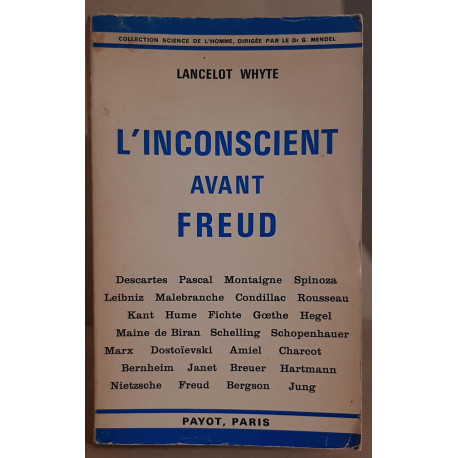 L'inconscient avant Freud