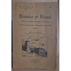 Béatrice et Rienzi - Scène du temps des Papes d'Avignon