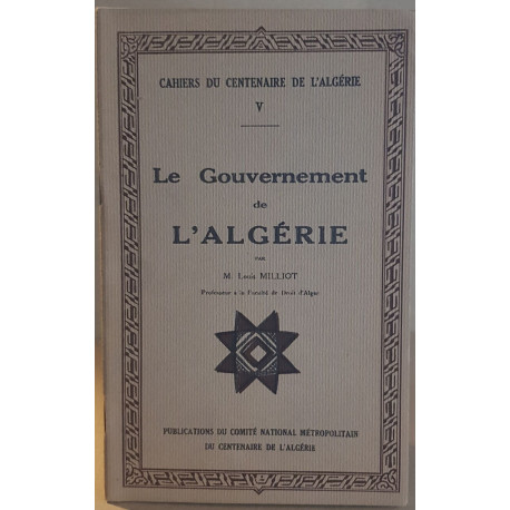 Le gouvernement de l'Algérie