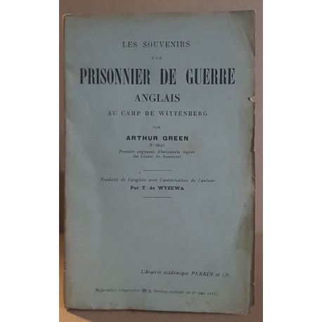 Les souvenirs d'un prisonnier de guerre anglais au camp de Wittenberg