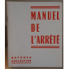 Manuel de l'arrété