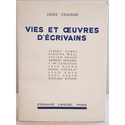 Vie et oeuvres d'écrivains - Tome II