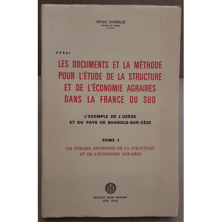 Les documents et la méthode pour l'étude de la structure et de...