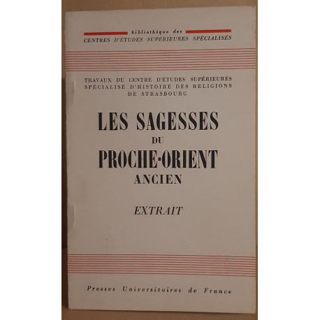 Les sagesses du Proche-Orient ancien - Papyrus Brooklyn N° 47.218.135