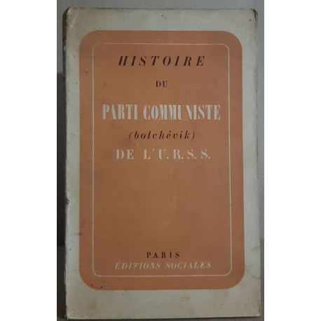 Histoire du parti communiste (Bolchévik) de l'URSS