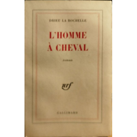 L'homme à cheval / 1° edition