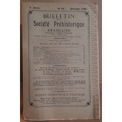 Bulletin de la société préhistorique française - Tome 29 - N°12