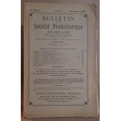 Bulletin de la société préhistorique française - Tome 23 - N°12