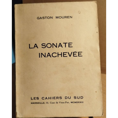 La sonate inachevée /EO numérotée