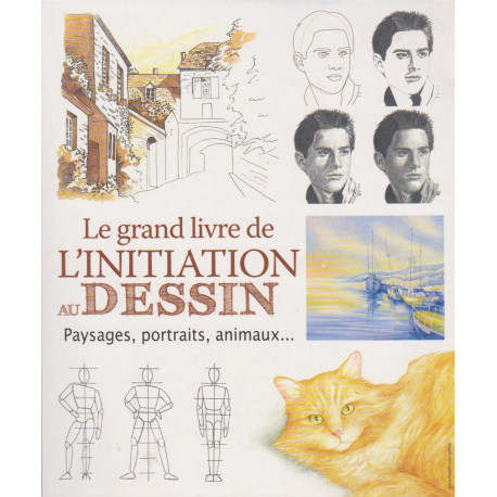 grand livre de l initiation au dessin * (0): Paysages portraits...