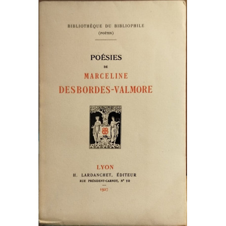 Poesies / exemplaire numéroté sur vélin