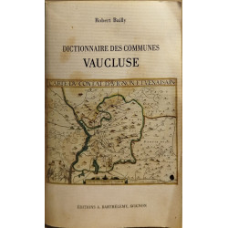 Dictionnaire des communes : vaucluse