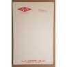Lot de 15 menus publicitaires - Maison G.& A. Lahon frères à Bordeaux