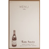 Lot de 8 menus publicitaires - Noble Souche - Maison Léon Botta à...