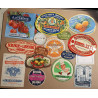 Lot de 40 étiquettes et publicités de berlingots fruits confits...