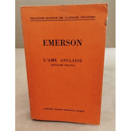 L'ame anglaise / bilingue