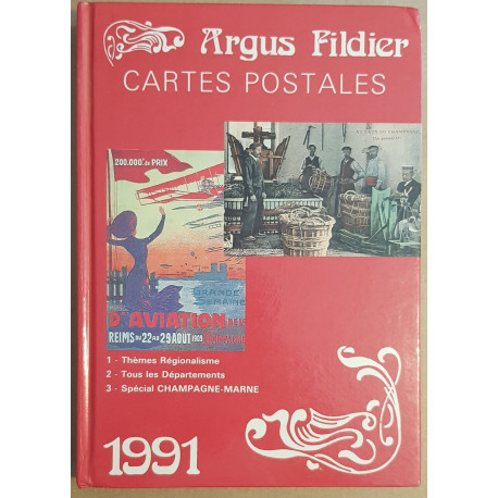 Argus Fildier - Catalogue cartes postales anciennes - 1991 -...
